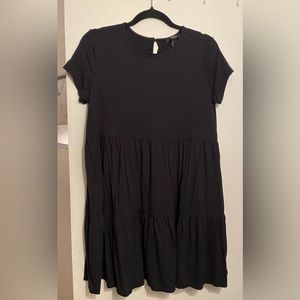 Black baby doll dress
